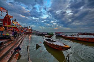 boat ride in ganges river